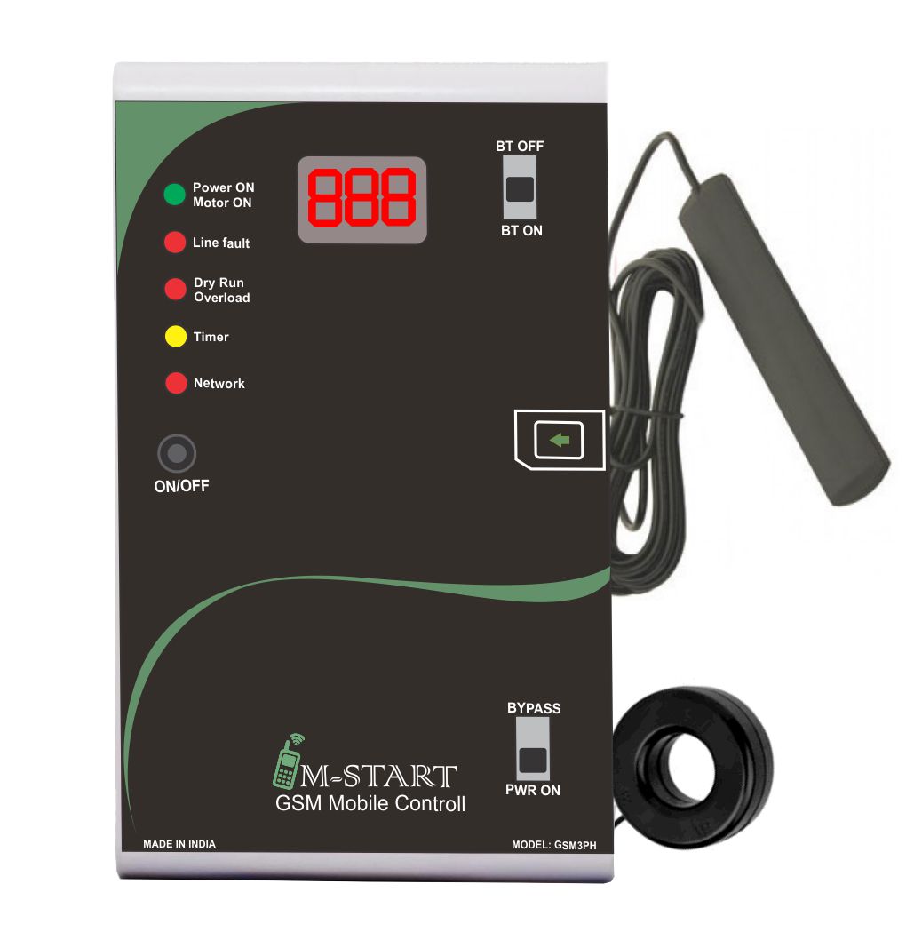 GSM Pump Controller, Mobile Operated Water Pump Starter
