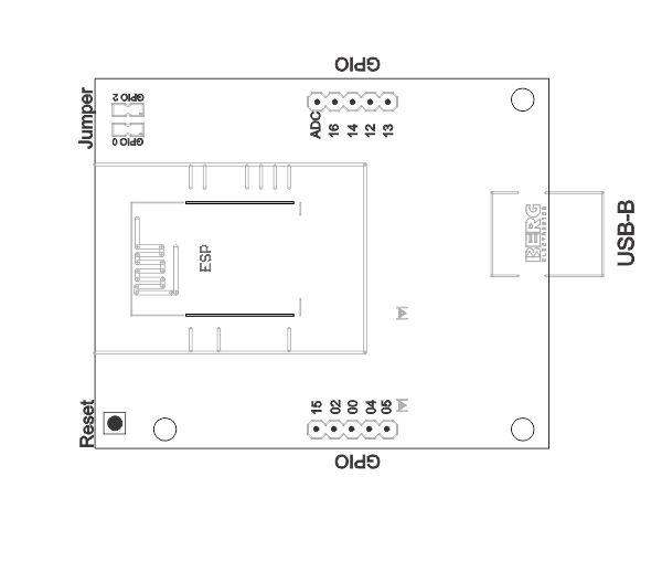 Esp 8266 Burnerfixture Test Board And Development Board For Esp 9843